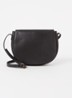 Paris crossbodytas van leer - Zwart