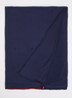 Initials sjaal met strass 180 x 75 cm - Dark Blue / Blauw