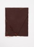 Monostamp sjaal met logo 180 x 75 cm - Donkerbruin