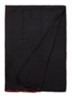 Ricamo Logo sjaal met strass 200 x 75 cm - Black Black / Zwart