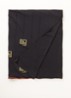 Ricamo Logo sjaal met strass 200 x 75 cm - Black Gold / Goud