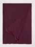 Stamp sjaal met strass 190 x 70 cm - Aubergine