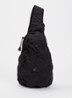 Crossbodytas met logo en verstelbare schouderriem - Zwart