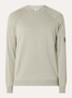 Fijngebreide pullover met ronde hals - Lindegroen