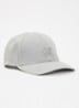 Gabardine pet met logoborduring - Grijs