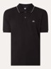 Regular fit polo met logo - Zwart