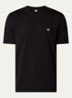 T-shirt met logo- en backprint - Zwart