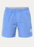 Zwemshorts met steekzakken en logo - Middenblauw
