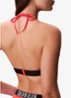 Bikinitop met logoband - Roze