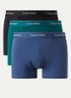 Boxershorts met logoband in 3-pack - Groen