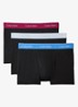 Boxershorts met logoband in 3-pack - Blauw