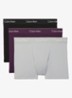Boxershorts met logoband in 3-pack - Paars