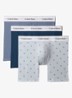 Boxershorts met logoband in 3-pack - Beige