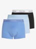 Boxershorts met logoband in 3-pack - Blauw