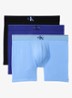 Boxershorts met logoband in 3-pack - Blauw