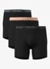 Boxershorts met logoband in 3-pack - Beige