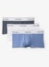 Boxershorts met logoband in 3-pack - Wit
