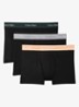 Boxerslips met logoband in 3-pack - Zwart
