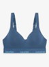 Bralette met logoband - Donkerblauw