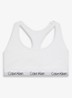 Bralette met logoband - Wit