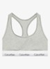 Bralette met logoband - Grijs