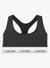Bralette met logoband - Antraciet