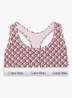 Bralette met logoband - Roze