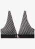 Bralette met logoband - Wit