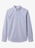 Classix Oxford regular fit overhemd met logoborduring - Estate Blue-5MA / Blauw