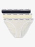 Hipster met logoband in 3-pack - Zwart