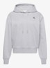 Hoodie met logo - Lichtgrijs