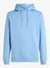 Hoodie met logoborduring - Blauw