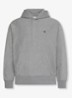 Hoodie met logoborduring - Med Grey Htr-P7E