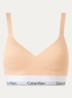Icon push-up bralette met logoband - Perzikroze