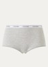 Icon shorty met logoband - Grey Heather-P7A / Grijs