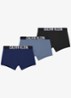 Intense power boxer met logoband in 3-pack - Indigo
