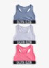 Intense power bralette met logoband - Lila
