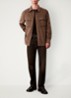 Jack van corduroy met klepzakken - Bruin