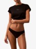 Low waisted hipster met details van kant - Zwart