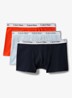 Modern boxer met logoband in 3-pack - Orange