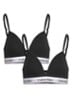 Modern bralette in 2-pack - Wit