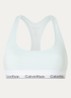 Modern bralette met logoband - Island reef  / blauw
