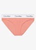 Modern hipster met logoband - Coral almond  / roze