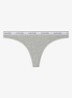 Modern string met logoband - Grey heather / grijs