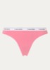 Modern string met logoband - Berry pink / roze