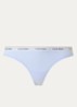 Modern string met logoband - Amethyst cream / lavendel
