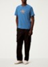 Mono T-shirt met logo - Blauw