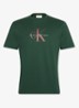 Mono T-shirt met logo - Legergroen