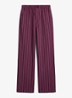Pyjamabroek met logoband - Aubergine