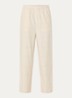 Pyjamabroek met ruitdessin - Creme